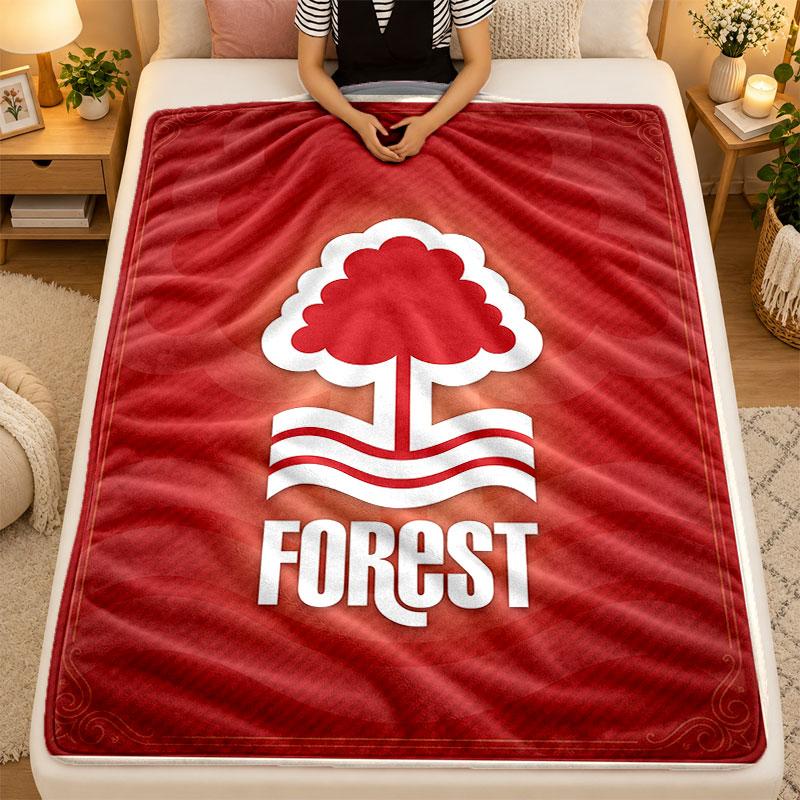 Flannel BlanketNottingham Forest Warm Soft Throw Blanket for Indoor Sofa Bed Living Room Use