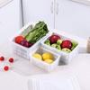Vacuum-sealed Food Storage Container for Frozen Rice, Vegetables, Fruits, and Other Small Items. Refrigerator Storage Case with Lid, Perfect for Stori