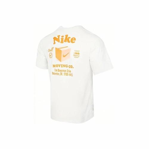 

Nike Men s Casual Short-Sleeve T-Shirt with Breathable Back and Large Print EU XL білий