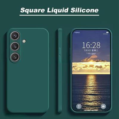 S24 S23 Ultra Fall Weiche Flüssigkeit Silikon Telefon Fall Abdeckung Für Samsung Galaxy S24 S 24 S23 S22 Ultra Plus S23Ultra s24Ultra Fälle
