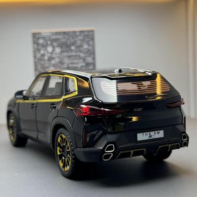 1:24 BMW XM Alaşımlı Metal Döküm Model Araba Döküm Ses & Işık Çocuk Oyuncakları Hediyeler Çocuk Koleksiyonları Hobiler Hediye Erkek Çocuklar İçin