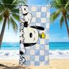 1Pc Snoopy Woodstock Floor Beach Towel Quick Dry Multiuse For Beach Pool Gym Yoga Home Travel Christmas Halloween Xmas Gift S1976