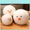 Cozy White Snowman Plush Toy Cushion Soft And Huggable For Kids Christmas Presents