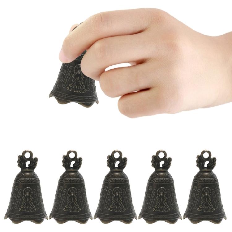 5x Mini-Jingle Bells Antique Bells Iron Bell DIY Wind Chimes Pendants Decoration