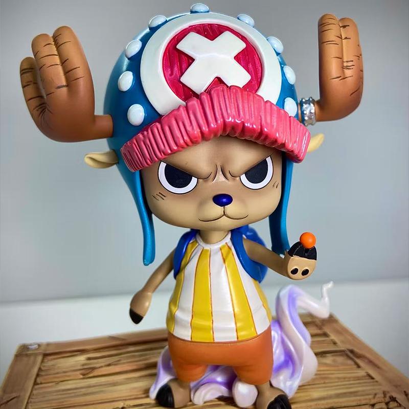 Anime One Piece Tony Tony Chopper Kawaii Anime Figure Model Ornament Collectible Toys Boys Kids Birthday Gifts