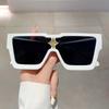 Big Frame Square Sunglasses Women Men Luxury Brand Designer Vintage Steampunk Shades UV400 Protection