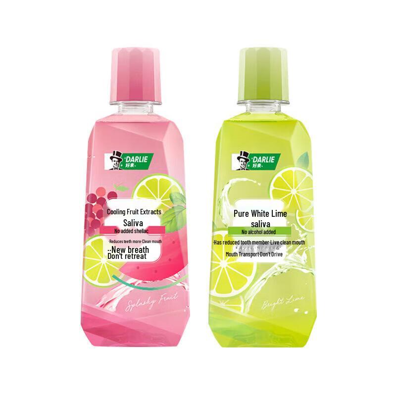 Darlie Alcohol-Free Mouthwash 2-Pack