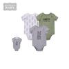 Little Treasure Baby Pure Cotton Gentleman's Bow Tie Boy Romper Jumpsuit Three-Piece Set