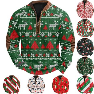 Men's Winter  Buckle Sweatshirt Men's Printed Men's Sweatshirt