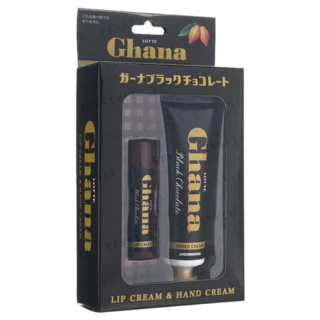 

RACE - Lotte Ghana Black Chocolate Lip Cream & Hand Cream Set 2 pcs
