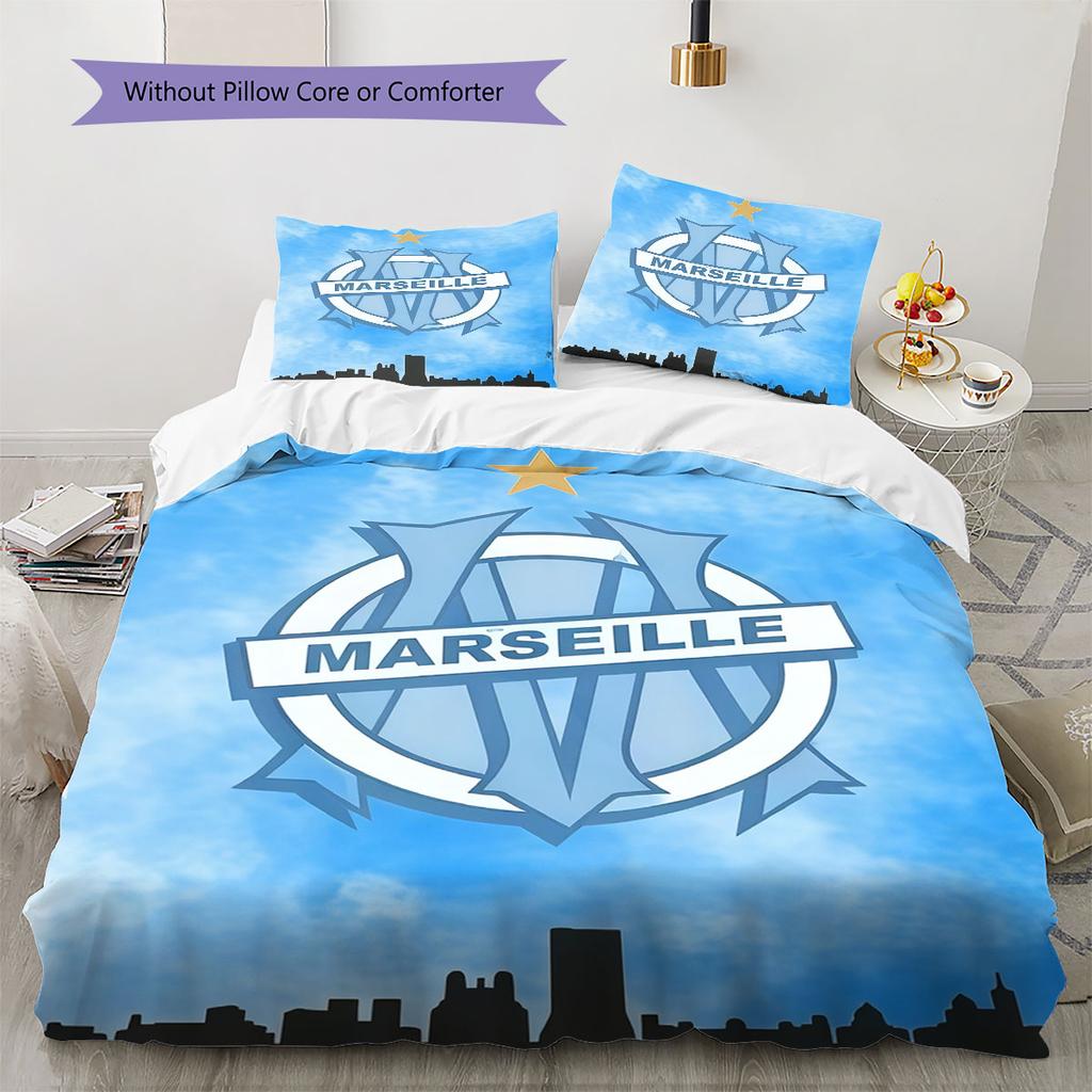 OM team Bedding Quilt Set Quilt Cover Pillowcase Home Decoration Birthday Gift (1 * duvet cover + 2 * pillowcase, without core)