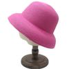Straw Hat Women Summer Big Brim French Sunscreen Hepburn Wind Visor Beach Bucket Hat Foldable Visor Children
