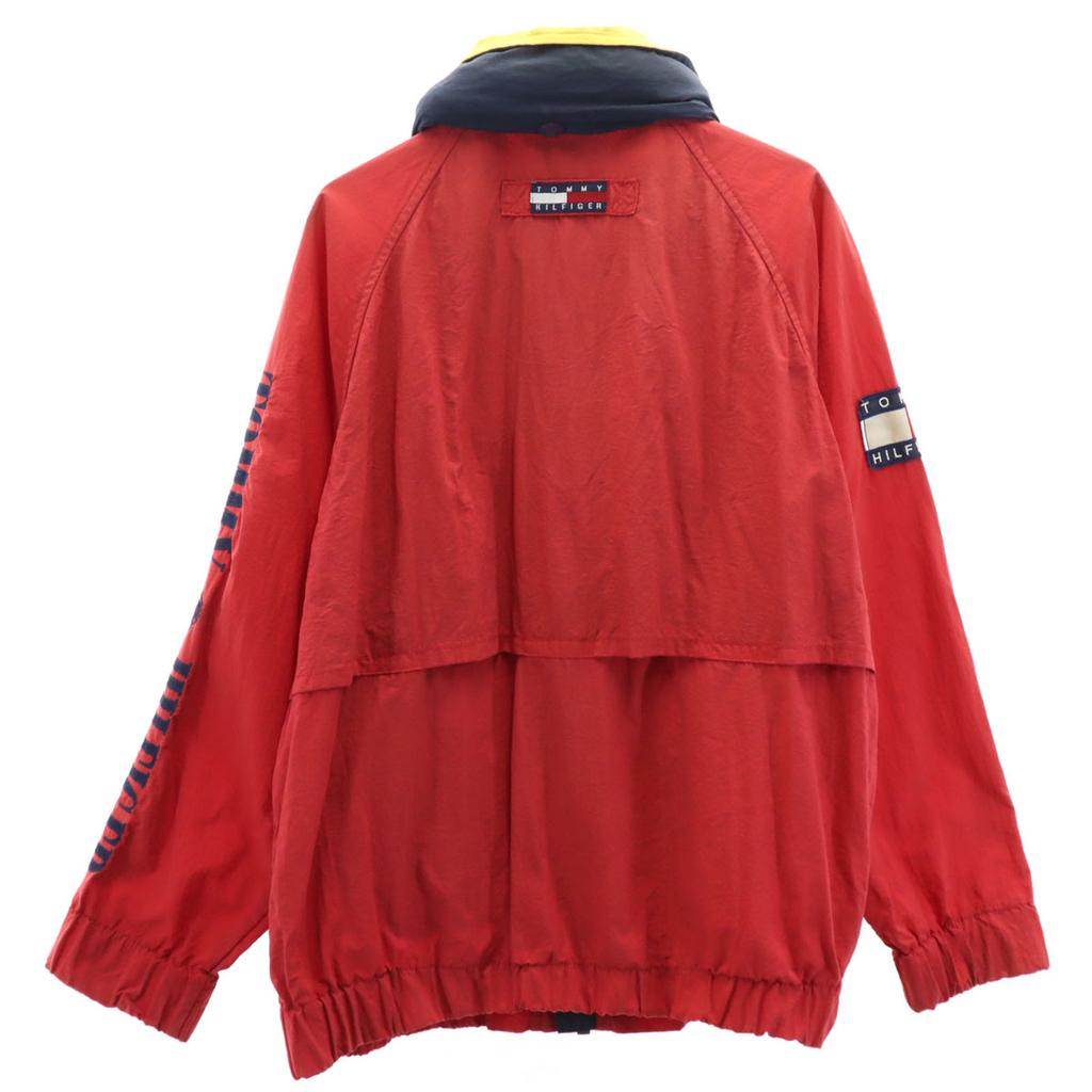 TOMMY HILFIGER 90s Old Flag Tag Nylon jacket S Red Men's Used