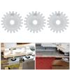 5 Pcs White Plastic Gear Knitting Machine Replacement Accessory Fit for Silver Reed