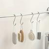1Pcs Double S-Hooks Stainless Steel Easy No-Punch Installation Versatile Cabinet Door Hangers