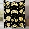 New Cartoon Cute Print Halloween Gift Blanket Office Casual Nap Sofa Blanket Digital Print Flannel Blanket