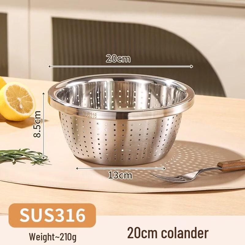 ZISIZ 316 Stainless Steel Mixing Bowl Set