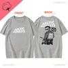 Arctic Monkeys T-Shirt Doppelseitiger Druck Shirt Rundhalsausschnitt Lässig Streetwear Allmatch Alternative Rock Goth Y2k Kleidung