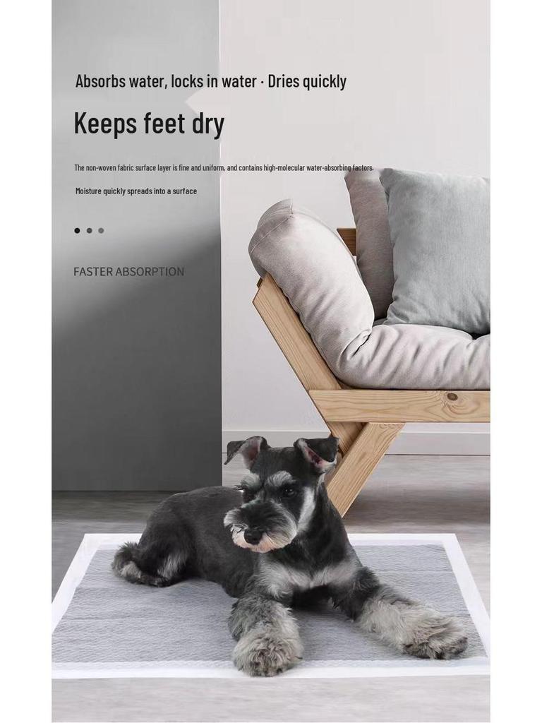 Bamboo Charcoal Absorbent Pet Pads for Dogs, Cats, and Rabbits