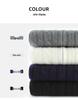 Women's High-Neck Zipper Cardigan: Warm Cashmere Wool Knitwear, Thick Cable Knit Sweater Coat for Autumn & Winter.