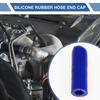 X AUTOHAUX Silicone Cap Silicone Plug Plumbing Processing Mecla Cap Plumbing End Cap Blue