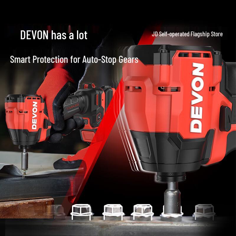 Devon 20V sladdlös slagskruvdragare CN-kontakt (adapter ingår)