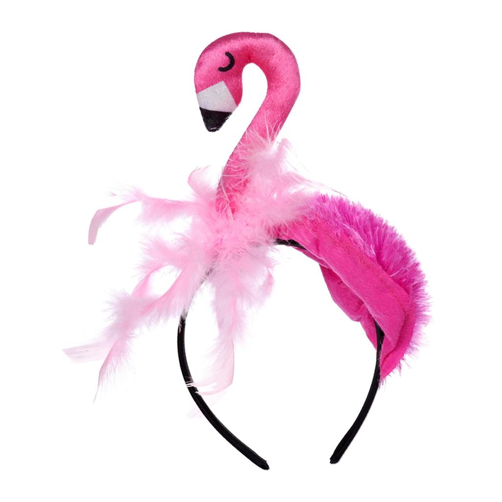 Cartoon Flamingo Headband, Decoration hoops Hair Accessories Headdress for Girls Teens Women Party