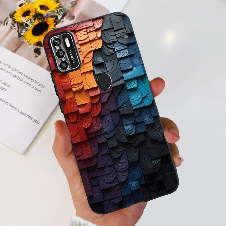For ZTE Blade A7s 2020 Case Zte A7020 Blade A7s 2020 Fashion Cool Pattern Black Silicon Soft Phone Cases