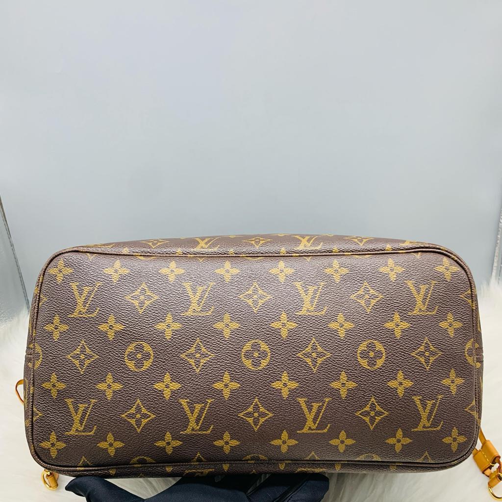 [Gebraucht] Louis Vuitton Neverfull MM 'Beige/Braunes Monogramm-Canvas' - Sehr Gut #Z9D5Z9