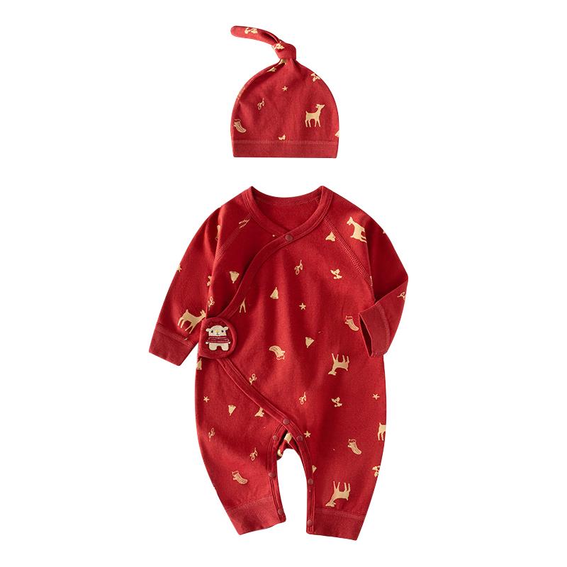 

Youqi Хлопковый боди-комбинезон для новорожденных 52