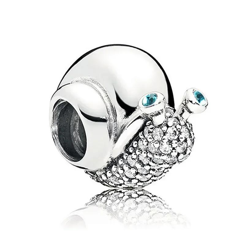 New Fashion Cartoon Animal Owl Fish Butterfly Shell Bird Bead Charms Fit Bracelets for Women DIY Jewelry Accessories