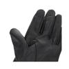 Daks Men S Black Checkline Leather Smartphone Touch gloveS Dcgv0f131