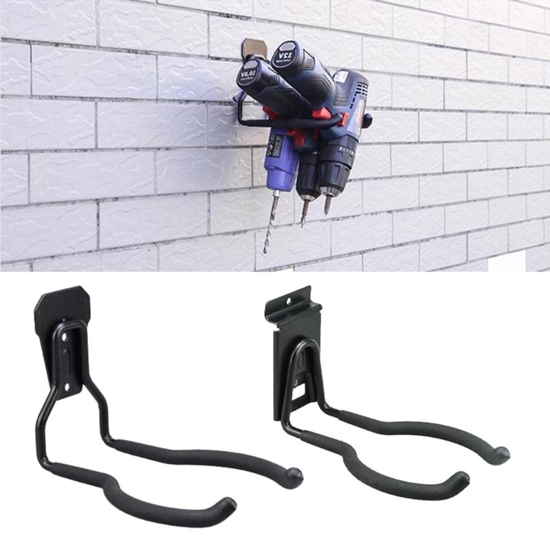Heavy Duty Storage Hooks Wall Mounted Garage Hangers Storage Organizers for Garden Hoses Power Tool Garage Outdoor