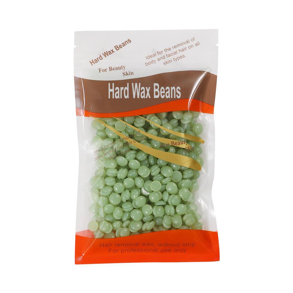 Amber Rose Hard Wax Beans for Hair Removal, 50g - Solid Cream, Paperless Depilatory Solution