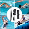 1-3PCS Swim Tether Stationary Swimming Swim Harness Static Swimming Belt Swim Training Belt Swim Tether Cord Resistance Band