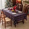Green Plaid Christmas Tablecloth, Tartan Table Cloth Decorations, Winter Holiday Tablecloths For Rectangle Tables Parties Dining
