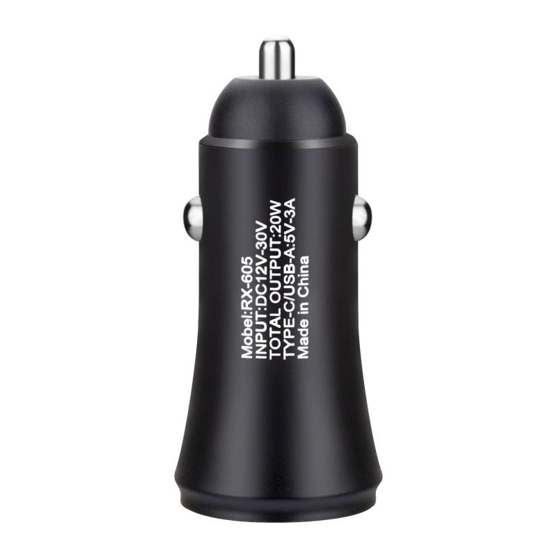 Dual USB Car Charger Adapter for Huawei & Apple Devices - Fast Charging, Cigarette Lighter Compatible