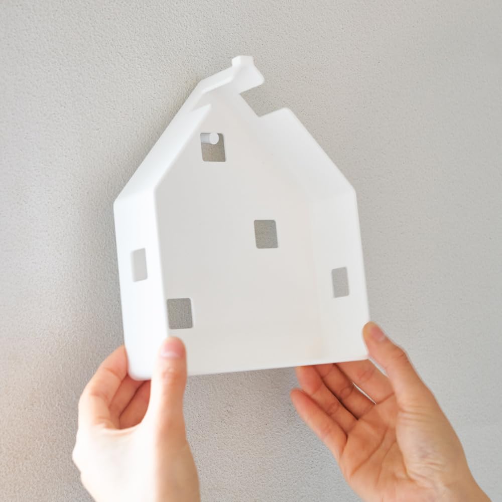 h concept +d Mask Noie Terracotta DA-1300-TC Mask Case, Mask Holder, Mask Storage, Mask Stand, Wall-Mounted, for Entryway, Bathroom, or Bathroom Use