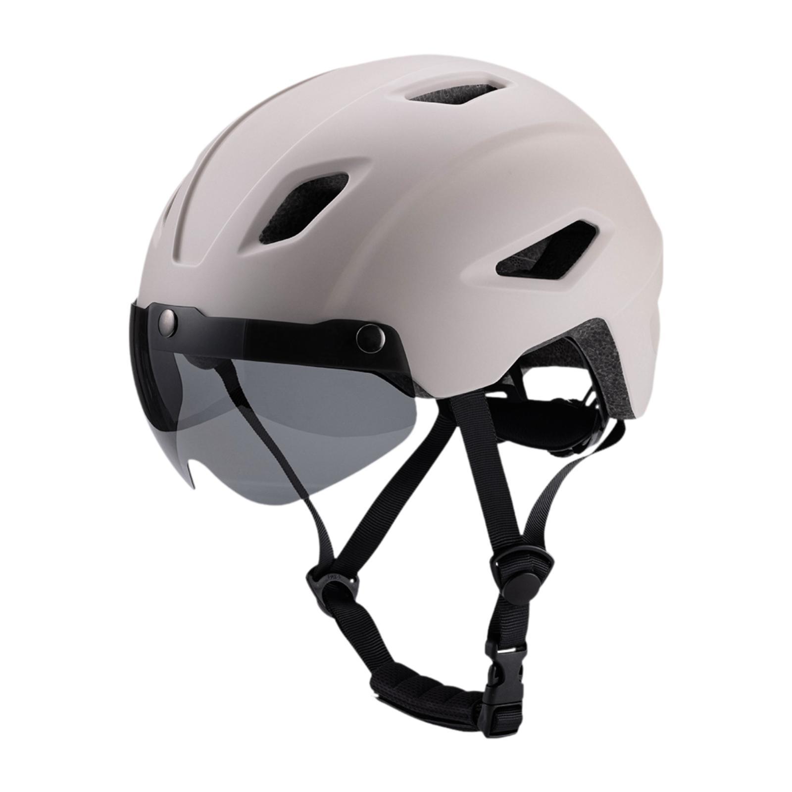 Детский велосипедный шлем для детей Регулируемый Съемный Мягкий Амортизирующий Шлем с Козырьком для Активного Отдыха Катания светло-коричневого