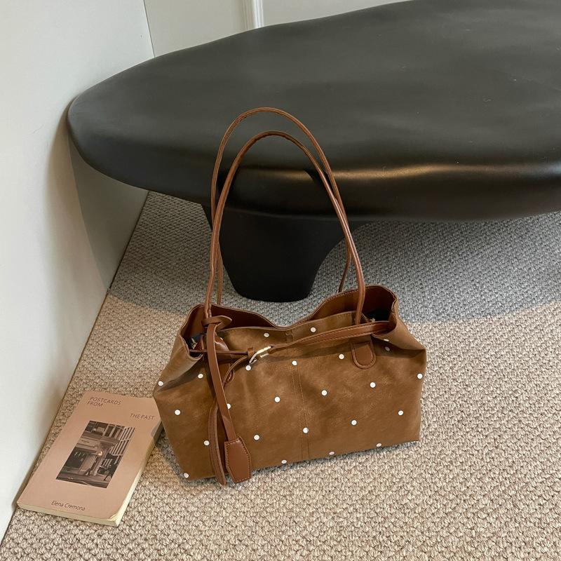 Underarm Single Shoulder Bag - Hand-held Vintage Casual Tote Bag - Large Capacity Commuter Bag