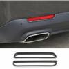 Rear Fog Light Frame Lamp Trim Accessories for Dodge Challenger 15+ Carbon Fiber