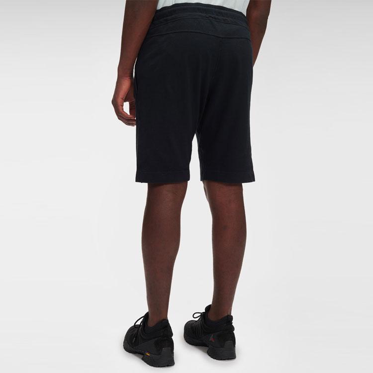 C.P. Company SS22 Lightweight Fleece Shorts Men Shorts Black 12CMSB020A002246G999