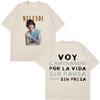 Rapper Melendi La Promesa Letters Print Tshirt Unisex Unisex Fashion T shirts Short Sleeve Casual 100Cotton Tee Fan Gifts Tops