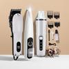 Set of 3 Fully Equipped Electric Nail and Hair Trimmers for Pets Strong Power Low Noise Rechargeable Pet Grooming Products
