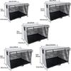 Waterproof & Dustproof 210D Oxford Dog Cage Cover for Indoor/Outdoor Use