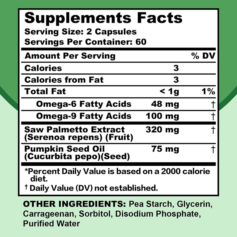 Buporai - Saw Palmetto Extract Capsules - Hair Health