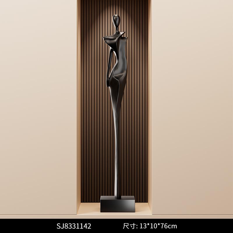 Home Decor Luxury Figure Abstract Art Sculpture Decorations,Vertical High Living Room Entrance,Hotel Statue Decoration Resin