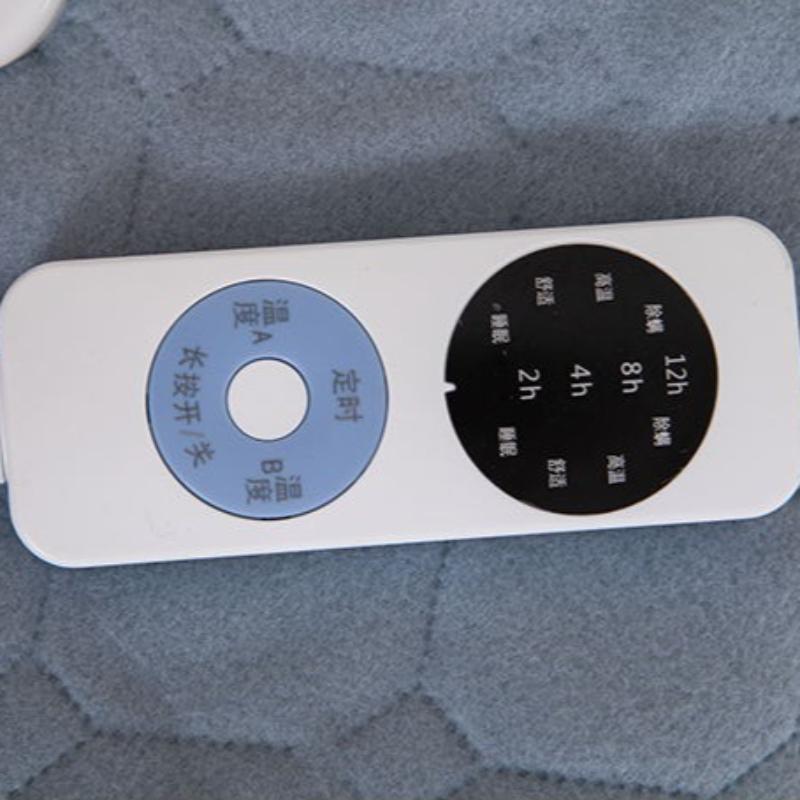 Solid Color Electric Blanket Single and Double Automatic Power-off Mattress 220V Temperature Regulating Velvet Electric Blanket