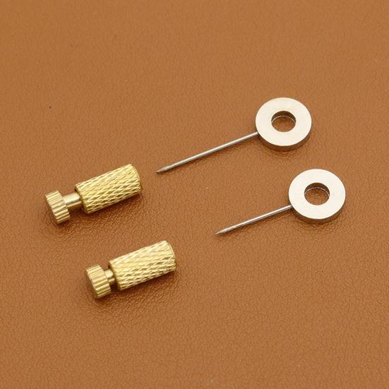 6ks Polohovací jehla z umělé kůže Kovová jehla pro těžký provoz Jehla z umělé kůže Udělej si sám šicí šicí špendlík z umělé kůže