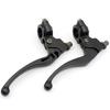 For HONDA C/CR/CRF/XL/XR Brake Lever Perch Clutch Black Aluminium Alloy 2PCS